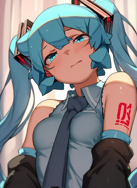 score_9, score_8_up, score_7_up, score_6_up, score_5_up, score_4_up, <lora:hatsune miku-000008:1>, Hatsune Miku is standing, rating_safe