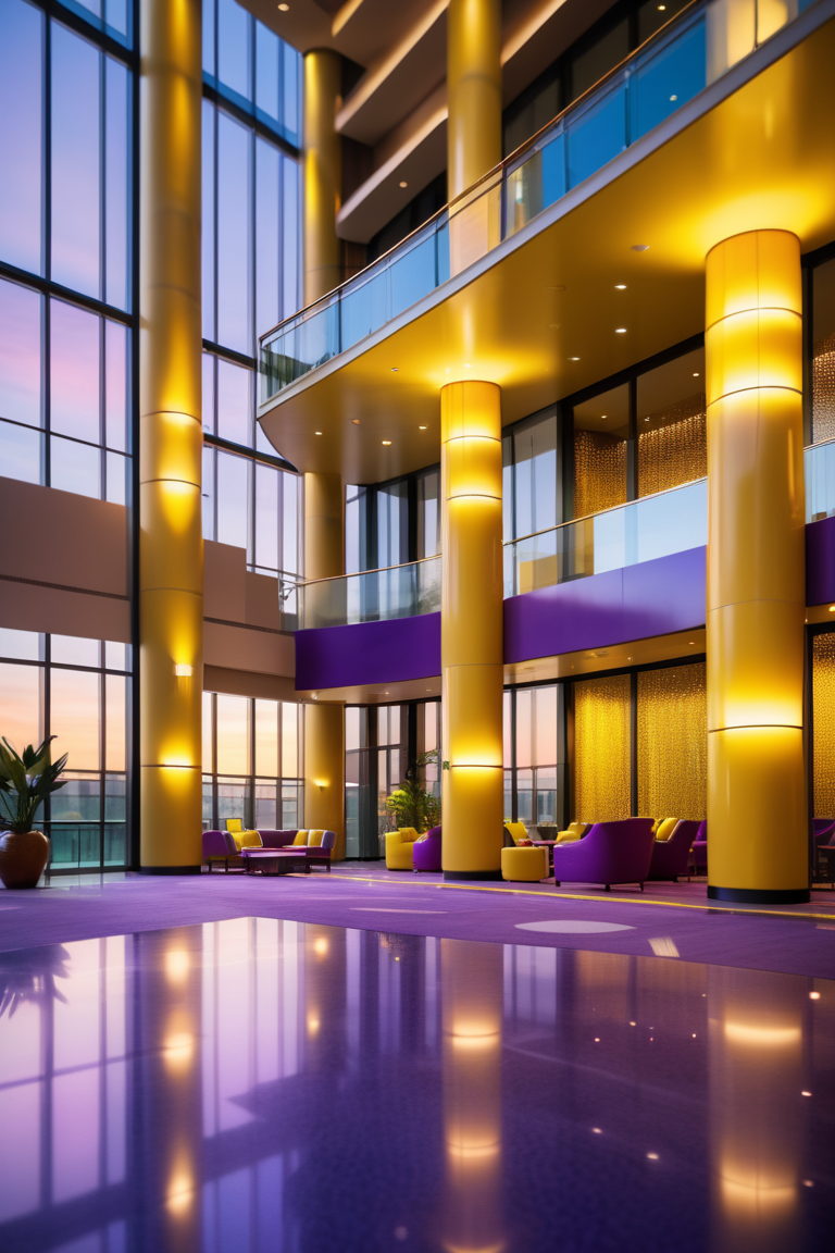 PYS-XL large hotel atrium, indoor photography
(photorealistic) (bokeh) (intricate details) (cinematic lighting) (sharp focus)
