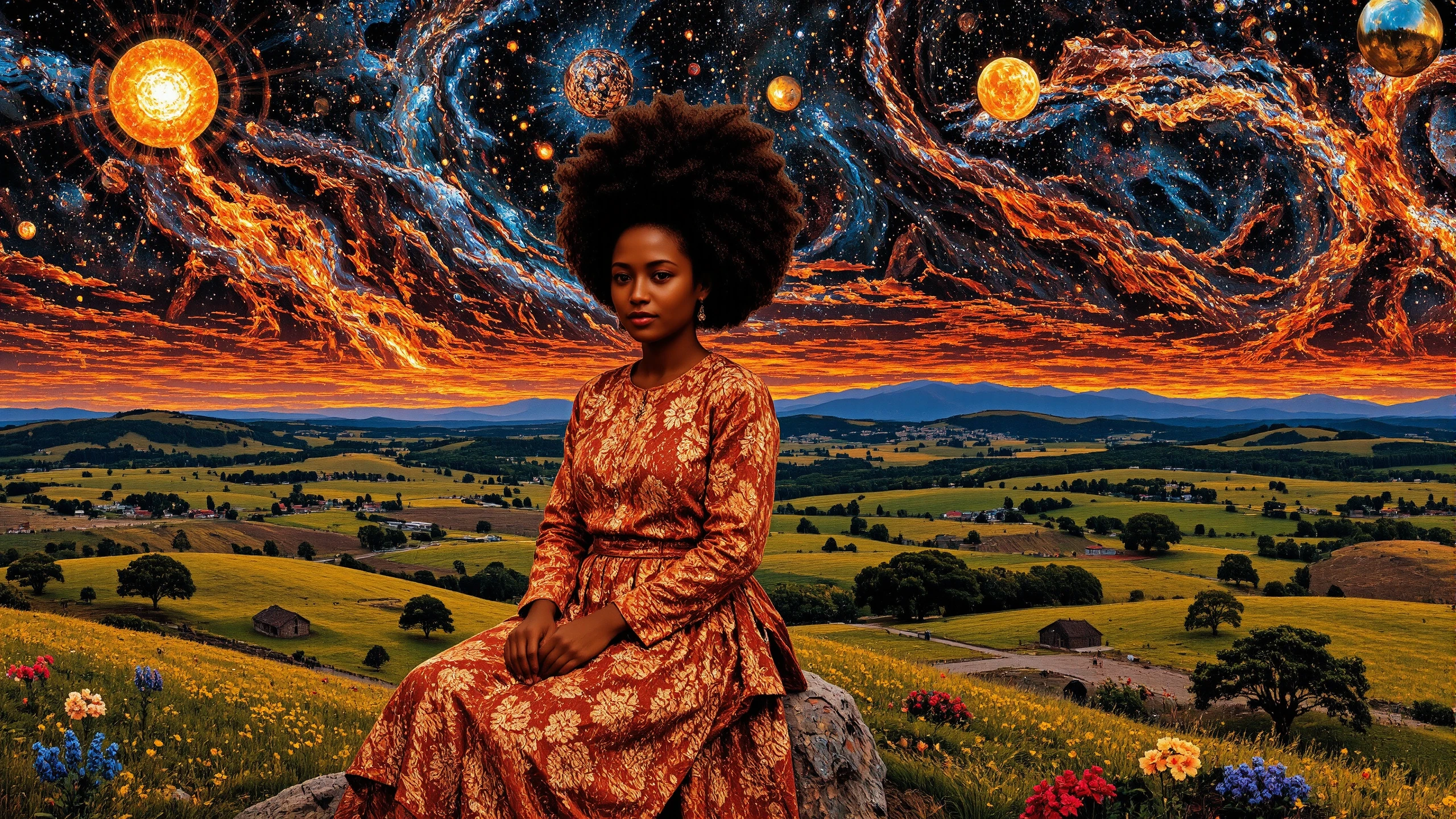 (cosmic) Guyanese beautiful landscape, woman, intricate, very detailed, colorful, <lora:Hand v2:1> <lora:Anti-Blur:1> <lora:Insane Detail Slider:0.5>   <lora:Flux.1_Turbo_Detailer:0.6> <lora:flux-photo-transparent_Alpha_1.0:0.6> <lora:flux.1_lora_flyway_Epic-detail_v2:0.8> <lora:Painterly01b_CE_FLUX_AIT:0.6> pntrlyCE_style