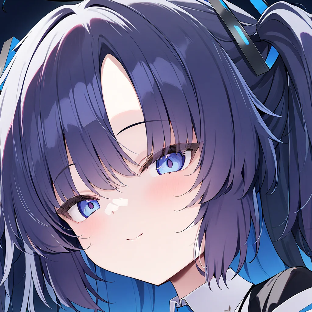 1girl,close-up,head focus,yuuka \(blue archive\),masterpiece, best quality, very aesthetic, absurdres , <lora:yatanukikey face XL-v1:1>