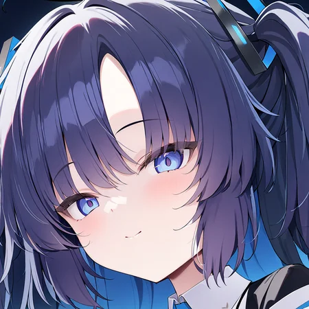 1girl,close-up,head focus,yuuka \(blue archive\),masterpiece, best quality, very aesthetic, absurdres , <lora:yatanukikey face XL-v1:1>