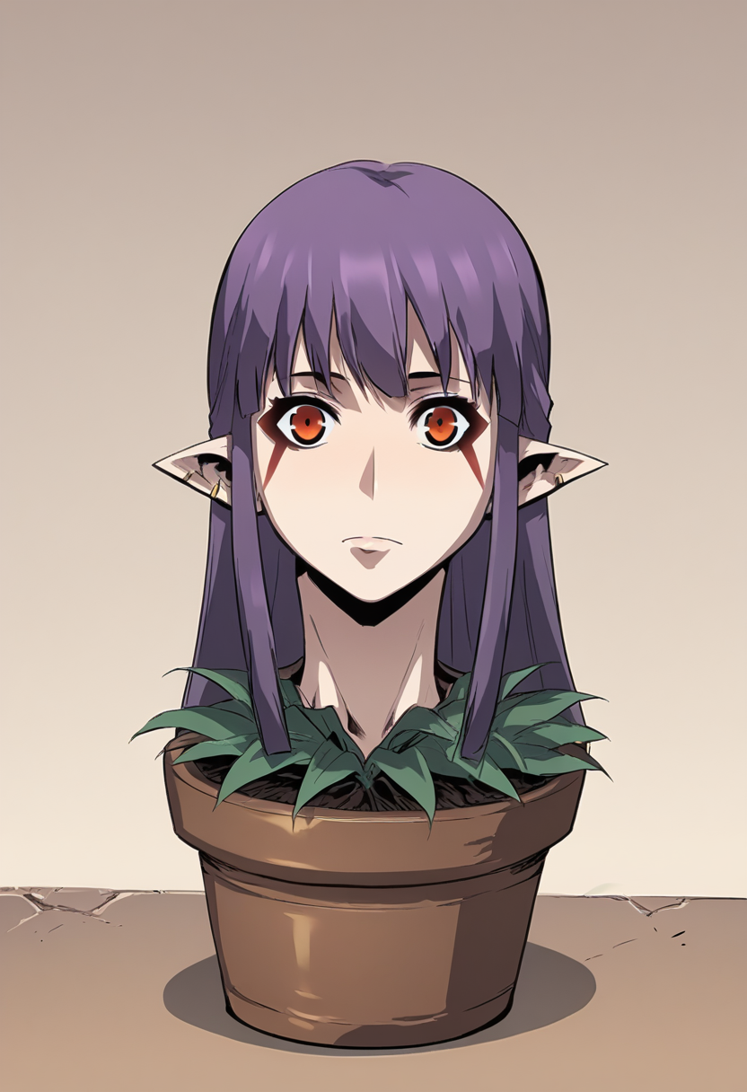 score_7_up, source_anime, uncensored BREAK
 <lora:head_in_flower_pot:1> head in flower pot, 1girl, solo <lora:Esil_Radiru_-_Solo_Leveling_Pony:0.8> esil