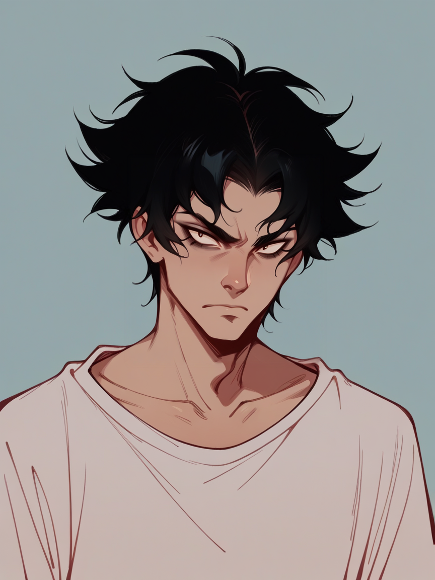 score_9, score_8_up, score_7_up, score_6_up, score_5_up,   <lora:d3v1lm4nXLP:1> d3v1lm4n, 1boy, black hair,