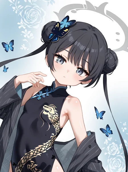 detailed background, shiny skin, rating safe,
<lora:kisaki.pony:1>,
kisaki,
long sleeves,