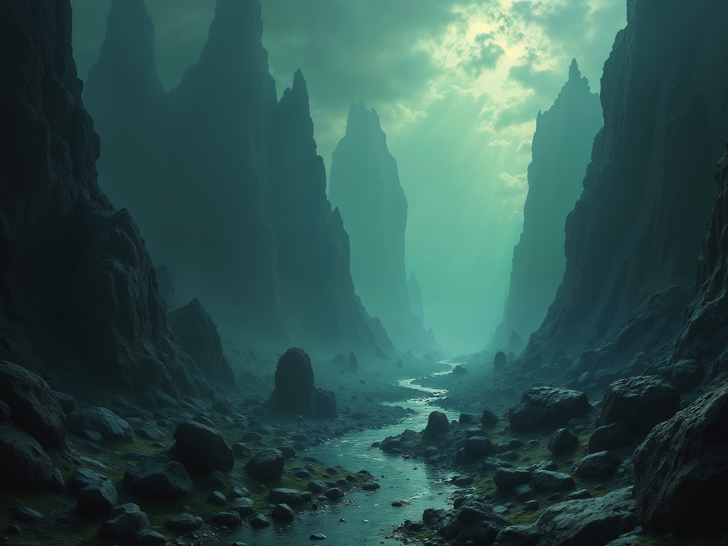 The prompt went into the world of shadows and became part of the dimness.