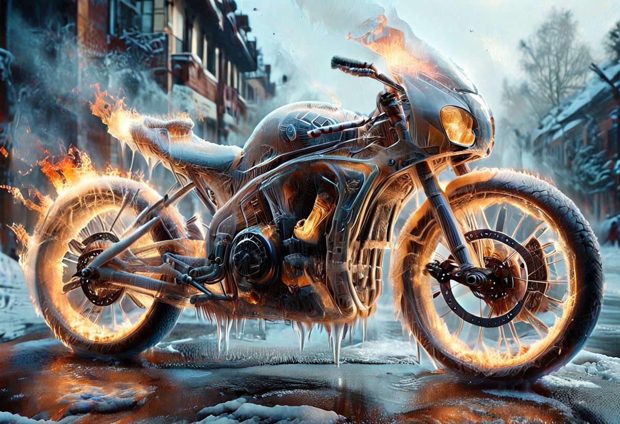 1c3_w1n73r, f1r3, <lora:Varos_-_Fire_Style:0.75> <lora:Varos_-_Ice_Style:0.75> <lora:StS_PonyXL_Detail_Slider_v1.4_iteration_3:0.8> (score_9, score_8_up, score_7_up:1), majestic, (ghost rider with his bike of fire, winter:1.45), elaborate, (ultra realistic:1), (masterpiece, translucent:1.2), best quality, intricate, extremely detailed, detailed background, masterpiece, best quality, highly detailed, sharp focus, hyper-detailed, safe_pos