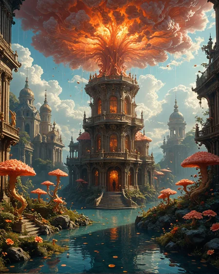 Kappa, living coral laboratory with,
ghostly spore clouds, Art Nouveau gold scrollwork, light-filament elevators in, antimatter-rain savannas, Chaos Architecture entropy folds style, crystal-hail refraction prisms,
<lora:tbh124-sdxl:0.15> style of Jean-Antoine Watteau,
<lora:tbh129-sdxl:0.15> style of Michael Cheval,
<lora:Sinozick:0.15>,
<lora:add-detail-xl:0.7>,
<lora:aidmaMJ6.1_v0.5_2:0.3> aidmamj6.1,
<lora:Flux-XL_Scenery:0.15> flux-scenery,
<lora:Flux-style-xl-lora:0.15> flux-style,
8K resolution, ultra-detailed cinematic composition, contemporary concept art style, volumetric magical atmosphere with ethereal glow, rich complementary color palette, vivid gradients and chiaroscuro contrast, dynamic perspective with layered depth of field, inspiring awe-inspiring mood, Unreal Engine 5 render quality, intricate textures, flawless anatomy, rule of thirds composition, luminous highlights, surreal ambiance, award-winning illustration, harmonious balance of light and shadow, photorealistic details, ArtStation trending, chromatic accents, nostalgic futurism, dreamlike serenity, bold creativity, professional finish, sharp focus, ambient background, fascinating dynamic motion,, Baroque art style, dynamic composition, dramatic lighting, rich colors, intricate details, professional-grade execution, captures the grandeur and theatricality of the Baroque period