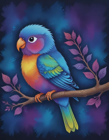 lovebird novuschroma style <lora:003_novuschromaSXL_a6:1>, <lora:sdxl_lightning_8step_lora:1>