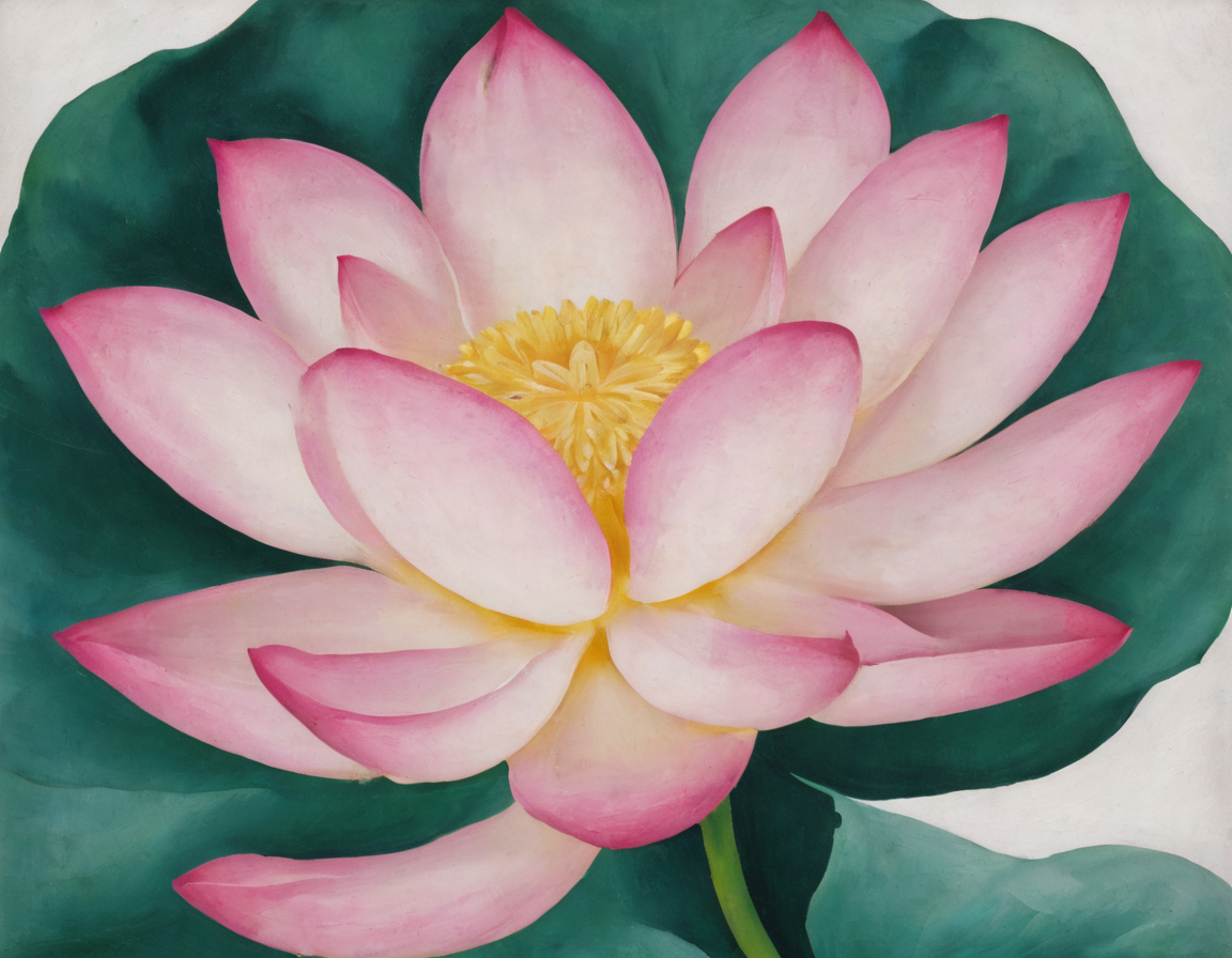 <lora:okfe:0.8>okfe, closeup of lotus flower