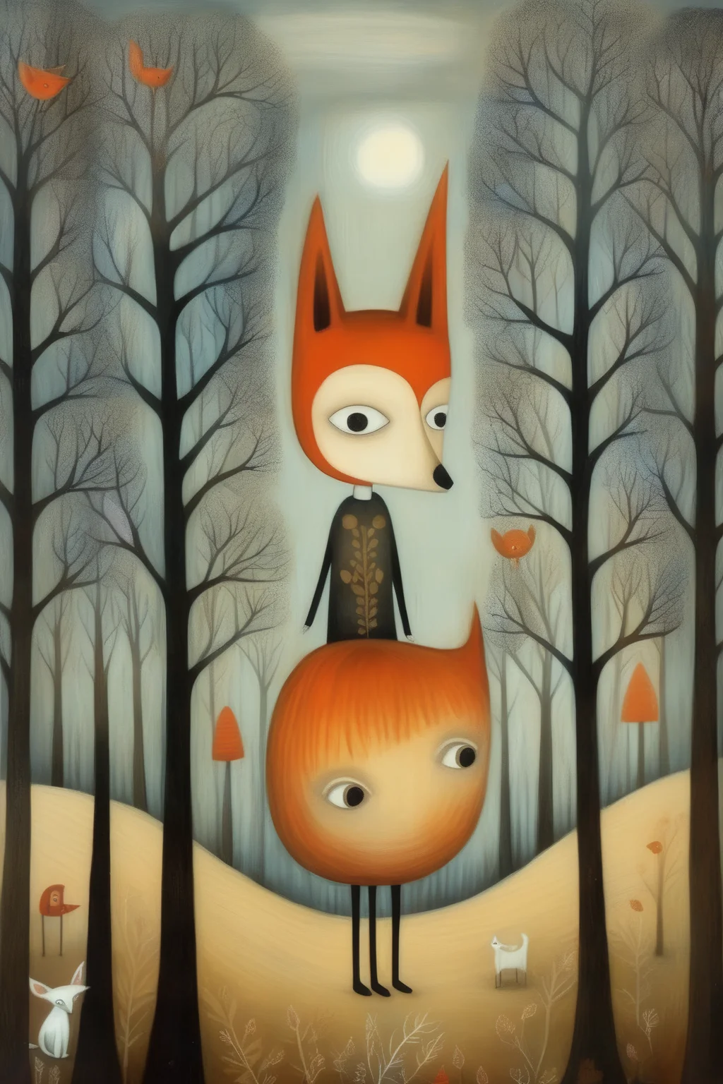 <lora:Tracie Grimwood Style:1>Tracie Grimwood Style - forrest in the style of Amanda Clark Illustrator