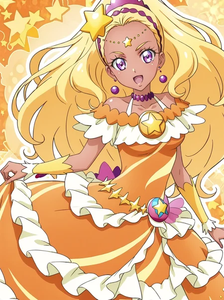 detailed background, shiny skin, posing,
<lora:curesoleil.pony:1.0>
curesoleil,
large breasts,