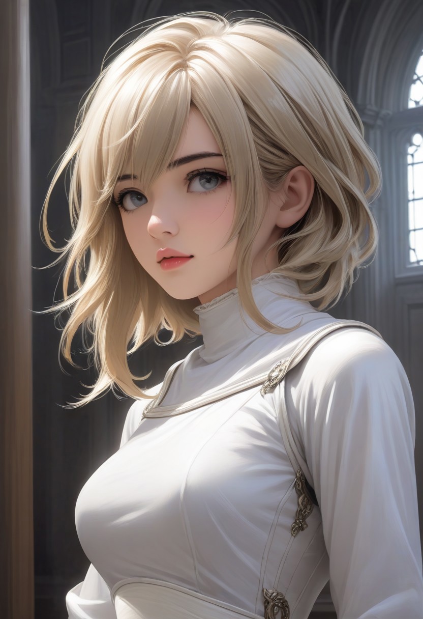 Masterpiece, best quality, 1girl, WhiteMold