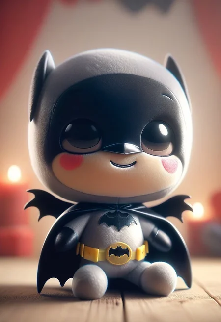 ral-smlvltnpls, Bama1966 Style plushy,batman with batarang, sesame street