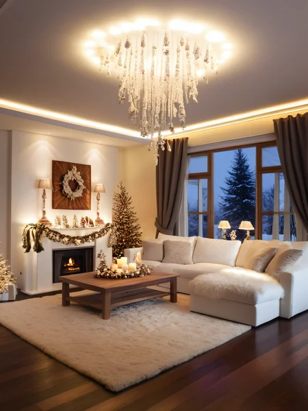 <lora:JJsChristmasRoom_XL:1>  , (christmas room),masterpiece, best quality, ceiling light, , indoors, lamp, no humans, pillow, scenery, sofa, vase, window, wooden floor