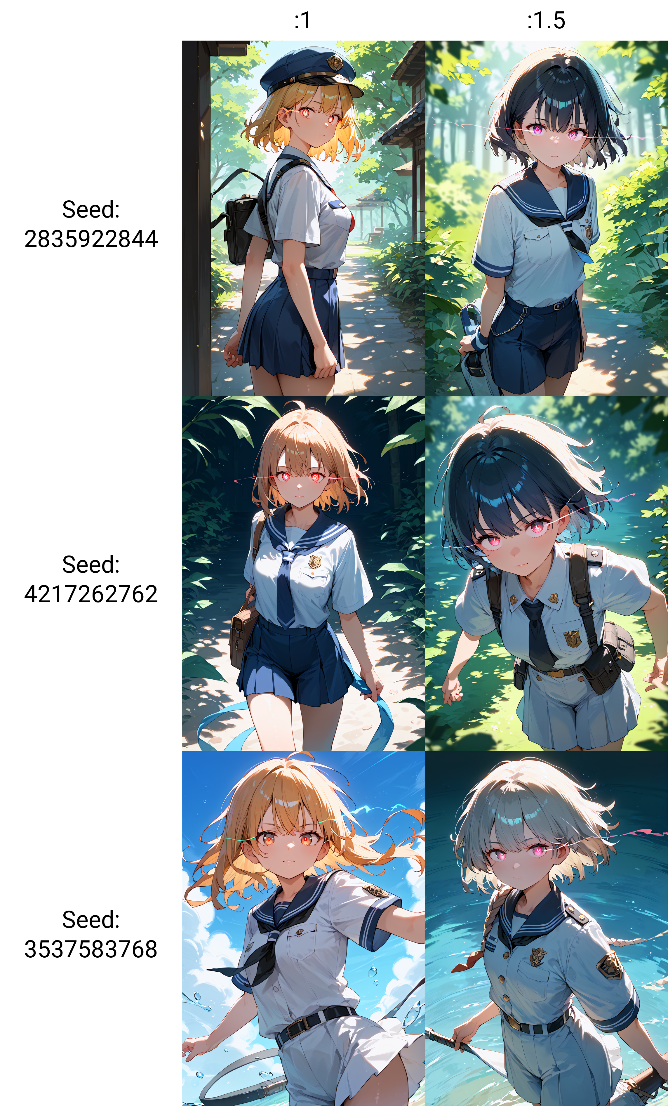 score_9,score_8_up,score_7_up,source_anime,1girl,solo,summer_uniform,looking at viewer,
<lora:glowing eye trail_pony_bx-v1.10:1>,glowing eye trail,