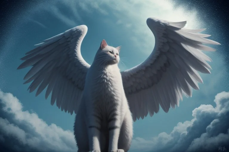 ,(Masterpiece:1.2, high quality),
 cat, :3,  
<lora:cat_20230627113759:0.8> angel wings