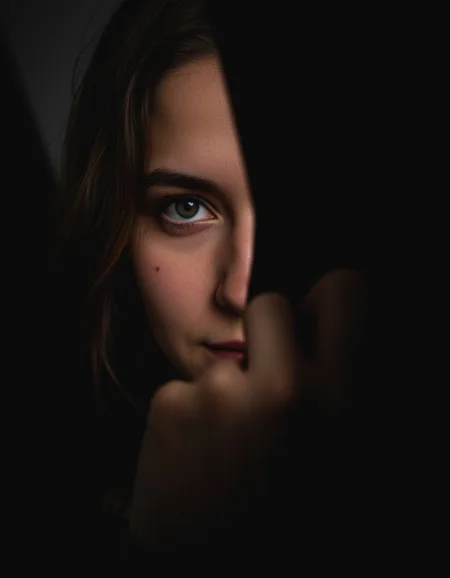 a 18 y.o french pretty modeling,(from_above:1.2),from_side,soft lighting,high resolution,professional grade,RAW photography,evocative composition,Cinematic Lighting,moody lighting,(freckles:0.7),perfect eyes,depth of field,virtual background,eyes_focus,