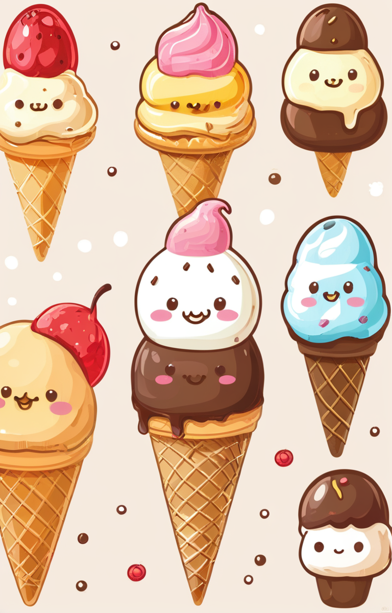 masterpiece,best quality,<lora:tbh14-sdxl:0.9>,illustration,ice cream animals
