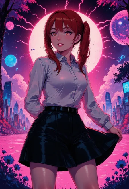 disco-themed, Wonderfull woman, vibrant, groovy, retro 70s style, shiny disco balls, neon lights, dance floor, highly detailed, futuristic, cyberpunk, ornate, expressive,
aidmafluxpro1.1, aidmaIllustriousStyle