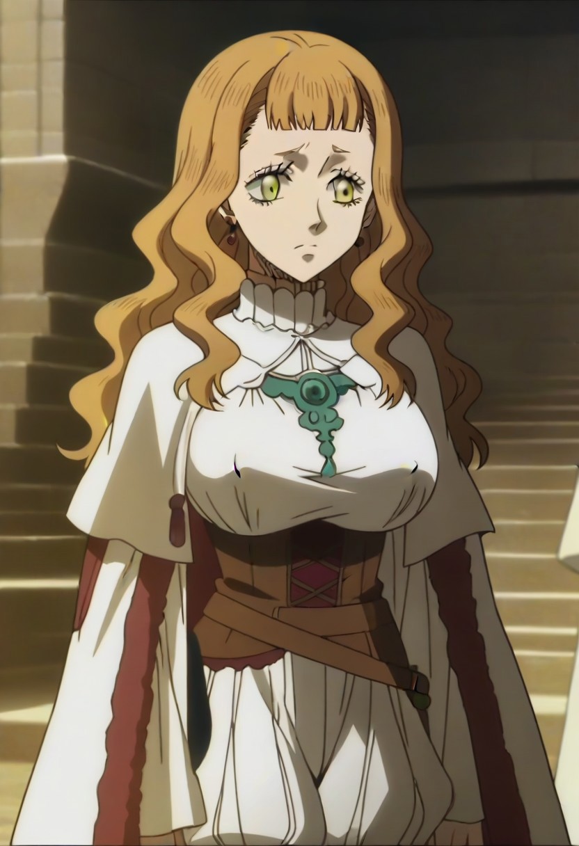 source_anime, masterpiece, best quality, detailed background, anime screencap, Black Clover anime style, <lora:Mimosa_Vermillion:.8>Long hair, wavy hair, blunt bangs, green eyes, earings, jewelry, outfit 1 ,,,,,,,,,,,,,,,,,anime coloring, anime screencap, 1girl,Solo ,, anime,PUFFY nipple,huge breasts,,,official art, Uncensored ,Unedited ,,,,,,,,,,,,,,
