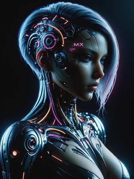 woman mad-cbrbdy, cyberpunk, <lora:Neon_Cyberpunk_Cyberbody_v2_SDXL:0.8>, raw photo, film grain, Fujifilm XT3, (photorealistic, realistic:1.2), deep shadow, 8k, uhd, dslr, ultra high res