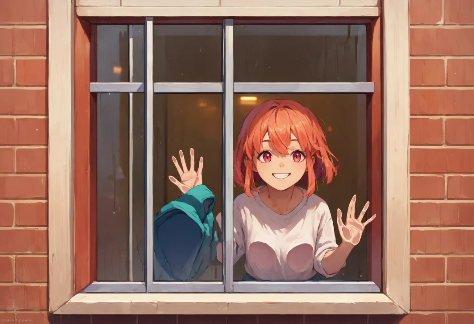score_9_up score_8_up score_7_up, source_anime, 1girl, smile, from outside window, against glass
<lora:from_outside_window_24re_pony_2_d4:1>