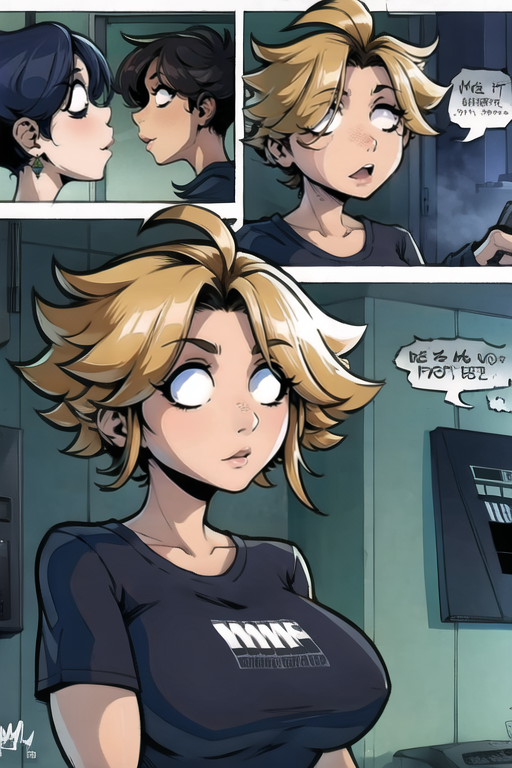 <lora:Anor3xiA:1> comic
