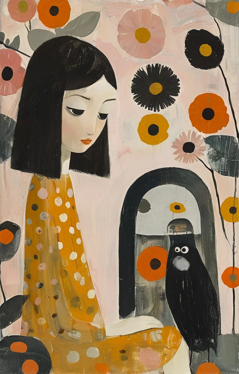 masterpiece,best quality,<lora:tbh198-sdxl:0.9>,illustration,style of Mary Fedden tech genius teenage girl