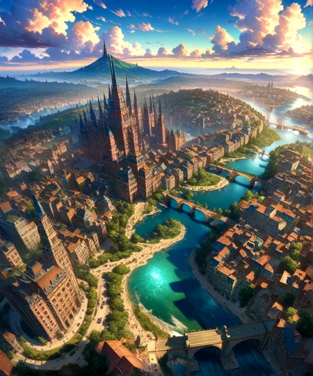 score_9, score_8_up, score_7_up,
<lora:Sumerian_Architecture_(Architecture)_(SDXL)_(AD):0.8> SSumerian, scenery, building, city, cityscape, monumental architecture, architecture, 
8K, In'ei, chiaroscuro, soft natural volumetric cinematic perfect light, perfect depth of field shot, ray tracing, photometry, beautiful, subsurface scattering, idealized modern city, busy city center, parks and greenery areas, parks, plazas, skyscrapers, hyper detailed, art by Thomas Kinkade, detailed background, detailed photographic fluffy anime clouds, Unreal Engine, CGI render, absurdly detailed, modern era photograph, masterclass oil painting, pastel colors, nature, 
BREAK zPDXL, zPDXLxxx, <lora:wowifierXL:0.2> art by mooncryptowow <lora:sdxl_lightning_8step_lora:0.4> <lora:detailed_notrigger:0.5>