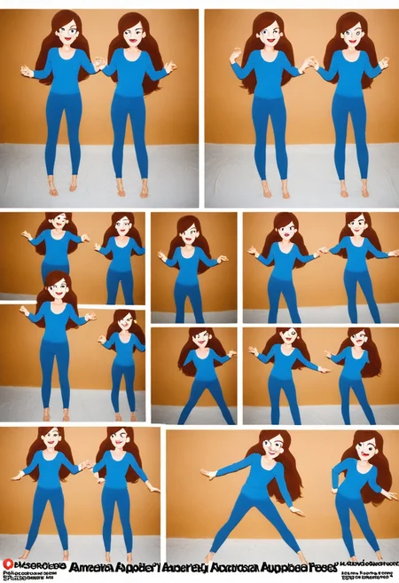 <lora:2000s_Indie_Sleaze:1> 445l34z3, 445l34z3advert Mabel Pines from Gravity Falls leaning forward,ballet,on stomachsweater,pants <lora:dmd2_sdxl_4step_lora_fp16:1>