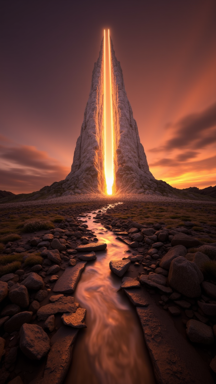 Slow Shutter Speed, "The Monolith of Warmth",  , aidmaHyperrealism