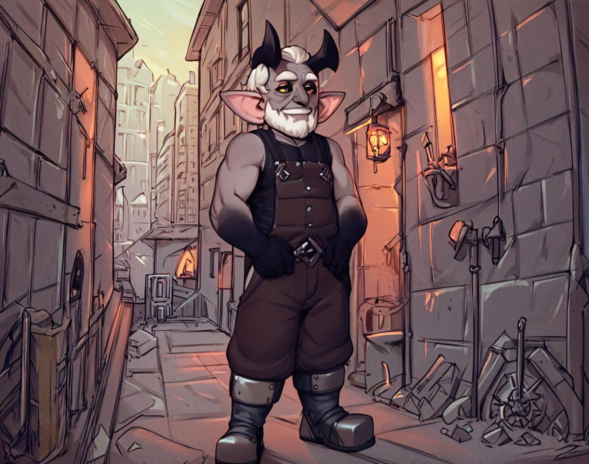 (score_9,score_8_up,score_7_up,score_6_up,score_5_up,score_4_up),high quality,detailled,(underground,  city, detailled background, indoor),<lora:incase_2024_new_style_upscaled_with_big_images:1>,<lora:easynegative:1>,<lora:StS_PonyXL_Detail_Slider_v1.4_iteration_3:0.3>,<lora:Expressive_H:0.3>,expressiveh,
BREAK
sexy,horny,slutty,full body, standing, <lora:gurlholm_species_stellar_dream:0.8> (black forearms,white hair, grey skin, dwarf, black forearms, shorstack, pointy ears, long horns, 1boy, solo, white beard, muscular, old man, colored sclera)