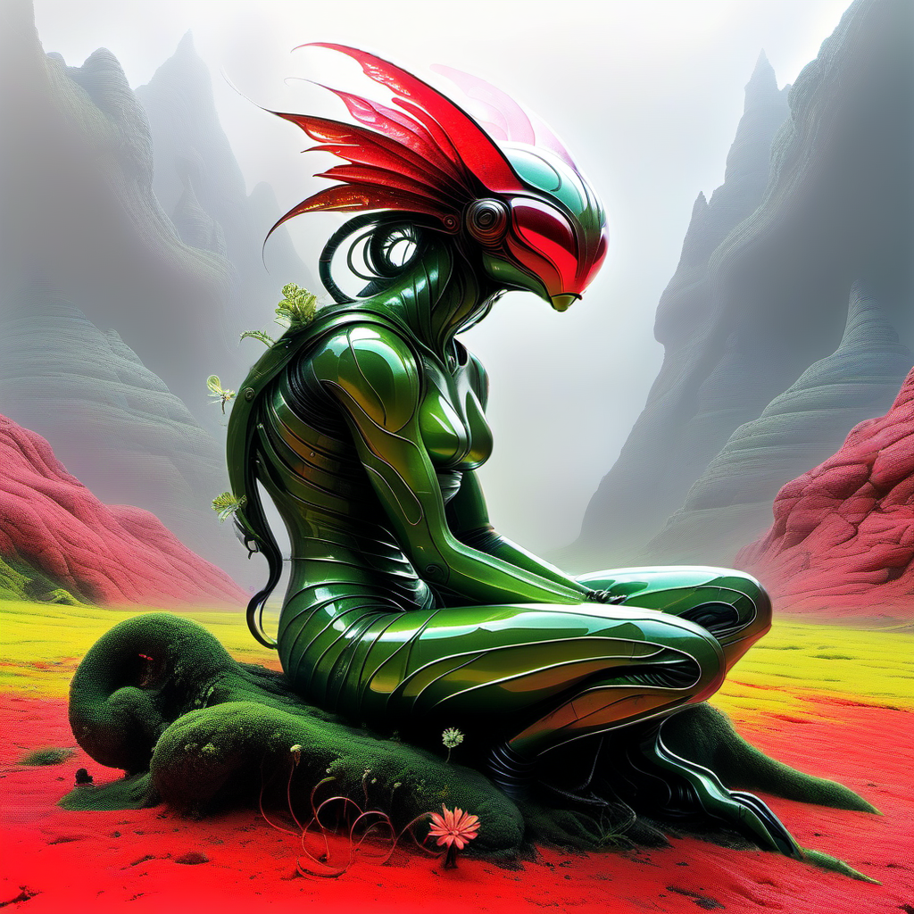 very detailed
line art drawing Grappling Sundew
Alien, Biotechnological, Timeless
The Limbless Sphinx: Sitting or reclining with arms and legs tucked close to the body, resembling a limbless statue or sculpture.
dim Plateau
dreadful weather
Chris Foss, Bridget Bate Tichenor, Eugene Delacroix
<lora:MJ52:0.5> <lora:clothing_slider_v19:-2> <lora:sd_xl_dpo_lora_v1:1> <lora:linquivera:1> <lora:zavy-cntrst-sdxl:1> <lora:artfullyFLOWER_SDXL_V1:1> Artflwr