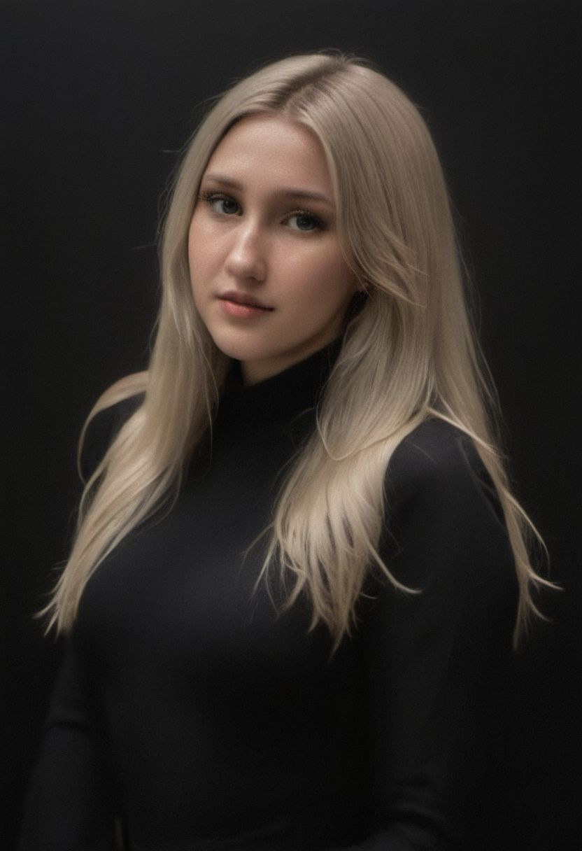 1girl, a 30 year old gorgeous woman, milfpeaches, detailed skin face and eyes ,very intricate, natural lighting , at bar in nightclub, dark room, skin pores, smoke, relax, diffused light, elegant coat, chair, blazer, jeans, makeup, heart-shaped lips, high-heels, laced bra, shy, black shirt button-up, ((very long hair)), low contrast, natural face, blonde hair, cerulean eyes, dark circles under eyes, smile, natural breast, round breasts, sexy and curvy body, sitting on counter, crossed legs, long curvy legs, focus eyes,( wavy hair), glasses, from below,