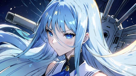 iridescent Light,pastel colors illustration,masterpiece,best quality,ultra detailed,highres,extremely detailed CG unity 8k wallpaper,perfect lighting,1girl,detailed face,vivid colored,light hair,outdoors, tree,
huge breasts,long hair, white navy uniform, officer rank ensignia,black blue hair, very long hair,
Misa Suzuhara,
1girl,alone,single,solo,only one, one character,(((Personage as the main perspective))),(((character in the middle))),((masterpiece)),((best quality)),(ultra-detailed),(illustration),clear-cut margin, Alphonse Mucha, extremely detailed CG unity 8k wallpaper,((an extremely beautiful girl sitting at the helm of a naval warship, serious facial expression )),(dynamic angle), ocean, naval combat, warships, aircraft carriers, missiles,((Tyndall effect)), (beautiful detailed eyes),cute blue eyes,golden pupil,detailed face,upper,
<lora:misasuzuharatest:0.91>