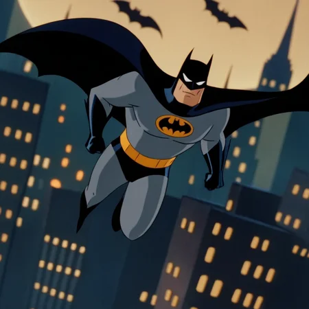 cinematic film still of <lora:Batman:1.4>
Batman a batman animated character flying a plane In Gotham City Universe , shallow depth of field, vignette, highly detailed, high budget, bokeh, cinemascope, moody, epic, gorgeous, film grain, grainy