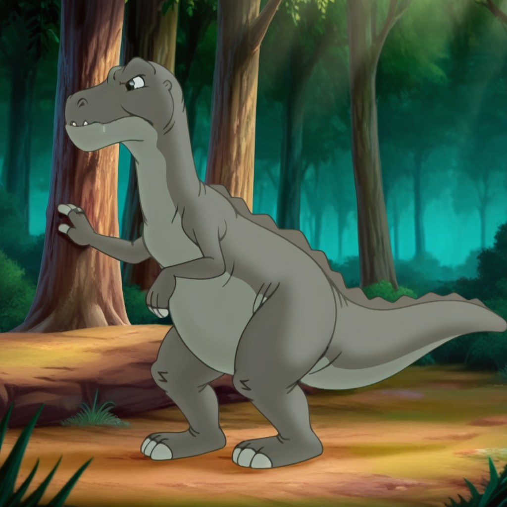 masterpiece, best quality, amazing quality, Hyplbttvil, feral, male, Hypsilophodon, grey skin, grey eyes, standing, in forest,, <lora:533ff28d-ab0d-4b0f-9b84-3eec53b672fb:1.0>