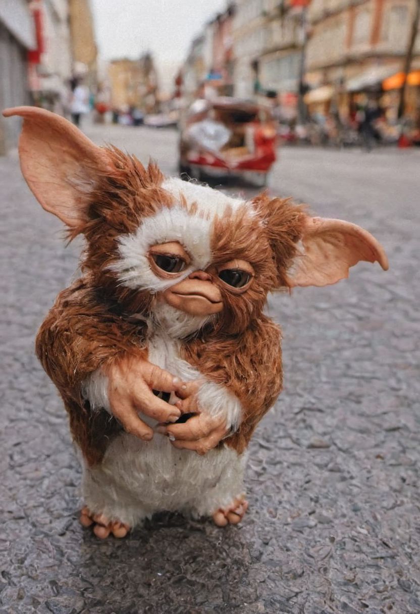 (#giz#:1.0), amazing world, vivid colors, detailed , portrait in street of city,furry,cute,hiperrealistic, 35mm, detailed, highlyquality, masterpiece, award-winningphotography, fine-tuning, 8k,( ultrarealist photography :1.3)