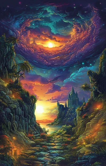 masterpiece,best quality,<lora:tbh160-sdxl:0.9>,illustration,style of Dan Mumford,