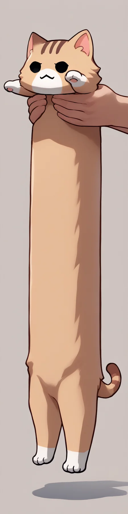 score_9, score_8_up, score_7_up, source_anime, IncrsXLLCM, full body, <lora:LongCatMeme_XLPD:1>, chibi, <lora:discord_nekonekonekone_ponyXL:0.8> animal focus, no humans, nekoemoji, cat