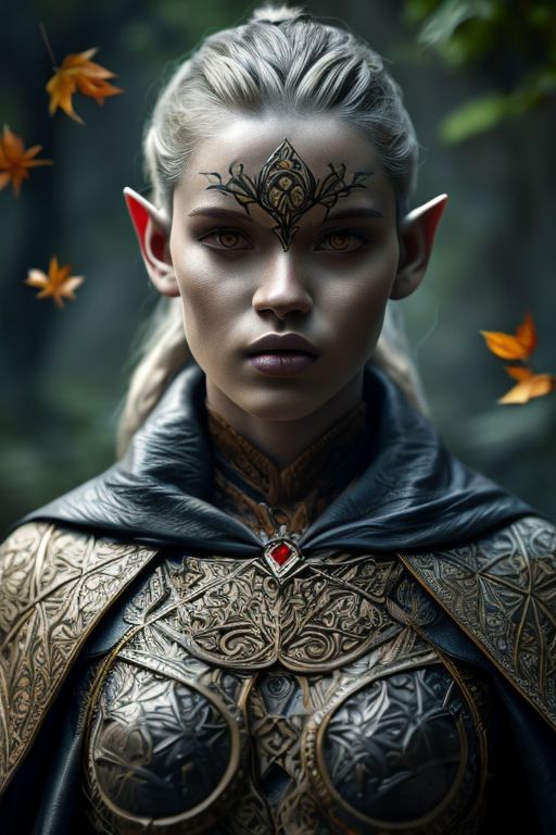 RAW photo, (masterpiece:1.3), subsurface scattering, heavy shadow, (high quality:1.4), (intricate, high detail:1.2), professional photography, HDR, High Dynamic Range, realistic, ultra realistic, photorealistic, high resolution, film photography, ambient lighting, atmospheric effects, <lora:detail_slider_v4:2>, OverallDetail, a male drow ranger, intricate leather armor with leaf patterns, jewelry, cape, <lora:Drow:0.8>, epiCPhoto