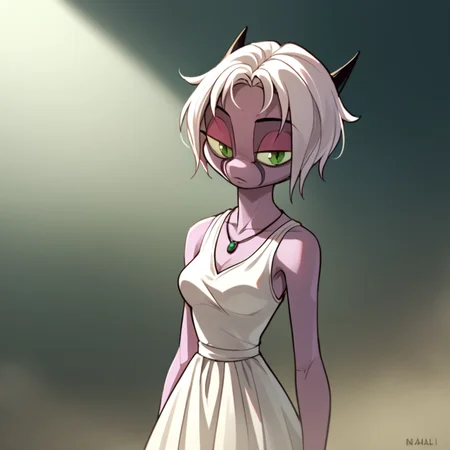score_9,score_8_up,score_7_up,
namah-calah-v2, solo, 1girl, dress,short hair,horns
<lora:namah_calah_v2_edit:0.8>,