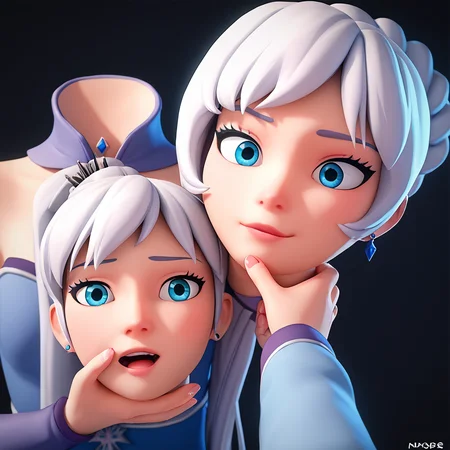 score_9,score_8_up,score_7_up,score_6_up,score_5_up,score_4_up,source_3d BREAK disembodied_head,head of weiss_schnee, hands pulling hair from above,portrait,blank eyes, upper body,black background, (by yoi_naosuke: 0.6) <lora:sdxlpony_disembodiedhead-t1-000006:1.3>