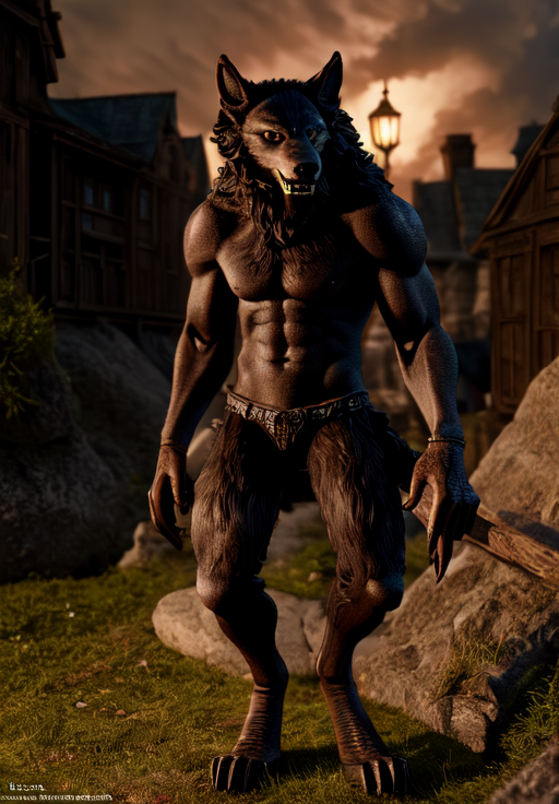 <lora:Werewolf:0.8>, Werewolf,, (masterpiece, best quality, absurdres, detailed, ultra-detailed:1.3), (highly detailed, high quality:1.3)