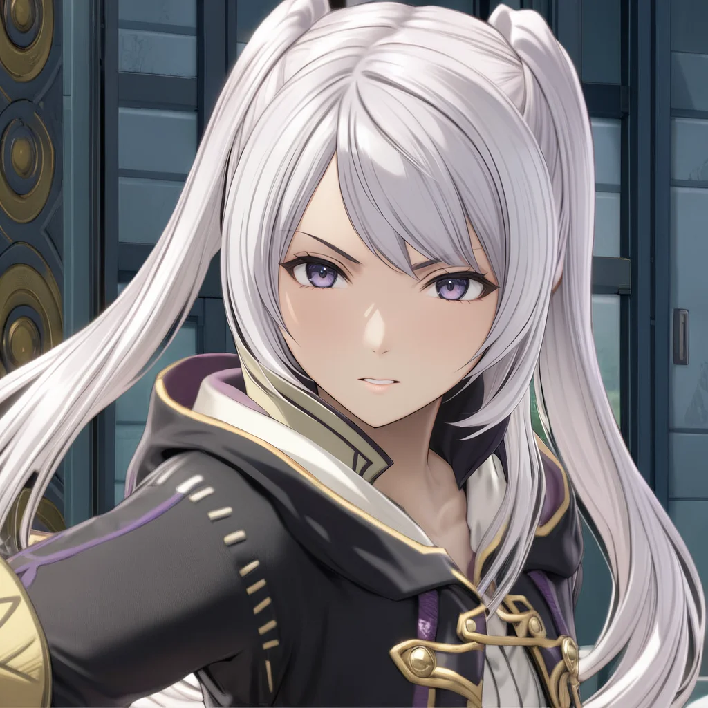 1girl, white hair, twintails <lora:RobinFEXL:1>, (anime, masterpiece, intricate:1.3), (best quality, hires textures, high detail:1.2), (4k),(incredibly detailed:1.4),UHD, 8K, ultra detailed