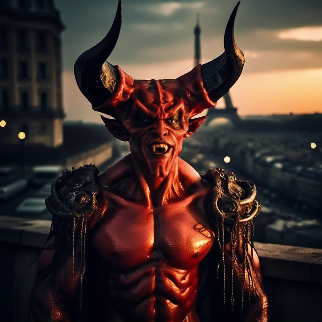Darkness1024, a demon, full body,  in a postapocalyptic paris, detailed eyes, highly detailed, photography, ultra sharp, film, bokeh, professional, 4k <lora:add-detail-xl:1.5> <lora:Darkness1024-000375:0.8>