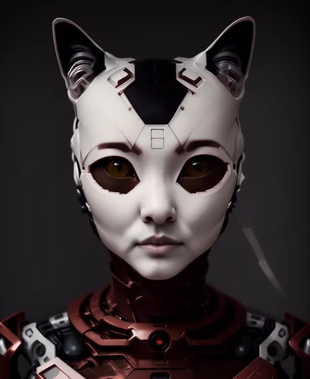 coulchat, raw candid cinema photography portrait, a woman cat, (photo in Dark alleyway:1.2) Arabian Red Spine Silicon Dethereal mechanical man olive drab, by Ayami Kojima, ultra realistic textured skin, skin pores, hard focus, film grain, photographed with a Sony a7 III Mirrorless Camera, by photographer (slate grey:1.2) <lora:epiNoiseoffset_v2:0.7> <lora:lora_coulchatV3:1>
