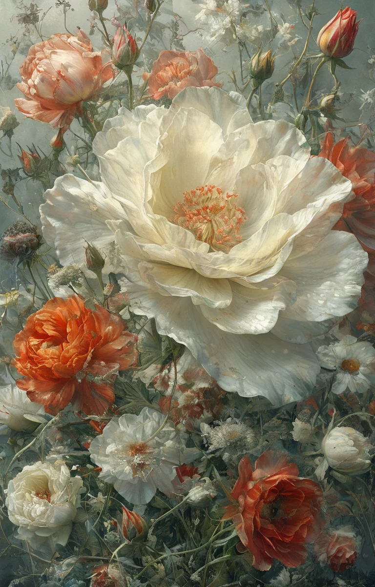 masterpiece,best quality,<lora:tbh51-sdxl:0.75>,illustration,Pale flowers,