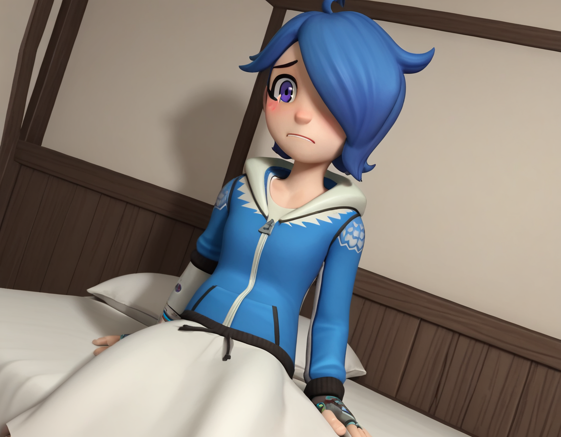 score_9, score_8_up, score_7_up, source_anime,
turboartificialrapidintelligence, <lora:turbo-artificial-rapid-intelligence-ponyxl-lora-nochekaiser:1>,
turbo artificial rapid intelligence, blue hair,hair over one eye, purple eyes, 3d,
hood, hoodie,
indoors, bed, bed room, on side, blush, drunk,
looking at viewer, cowboy shot, dutch angle, solo,