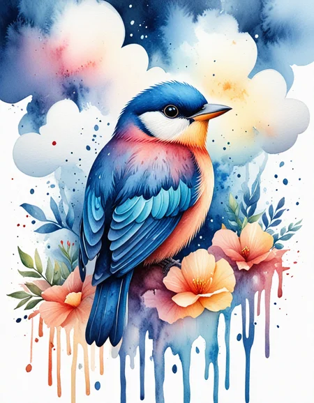 novuschroma65 style Bird Cloud dripping watercolor <lora:novuschroma65 style:1> <lora:sdxl_lightning_8step_lora:1>
